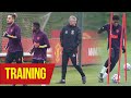 Training | United train ahead of Champions League clash against PSG
