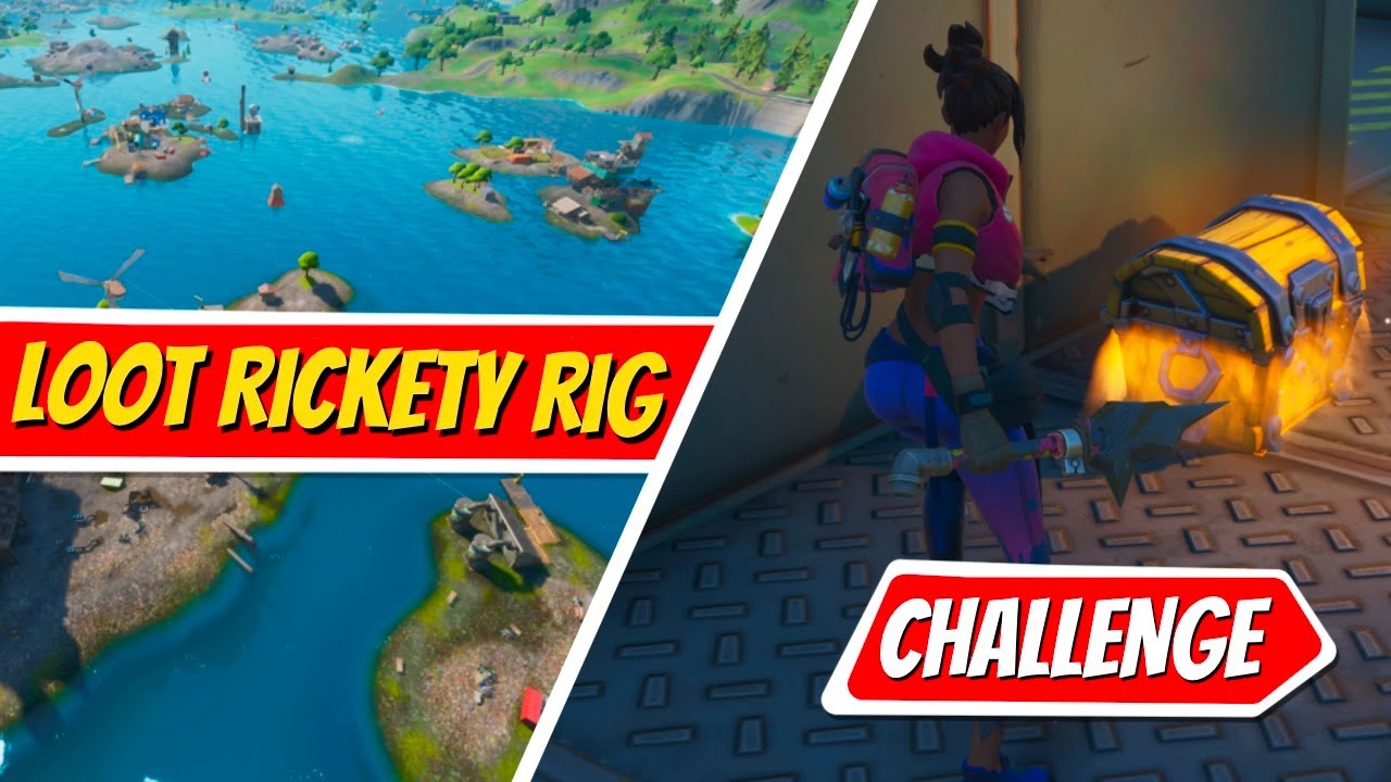 FORTNITE CHALLENGES GUIDE Search Chests Or Ammo Boxes At Rickety Rig