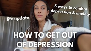 HOW TO COMBAT DEPRESSION &amp; ANXIETY | where I&#39;ve been, diagnosis, bouncing back