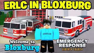 Building The ERLC Map In Bloxburg! (ROBLOX)