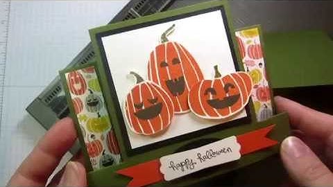 Fun Fold: Horizontal Center Step Card Tutorial