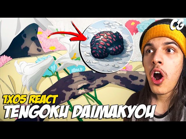 O CARA FOI PEGO NA PUNH3** kkkkkkkkkkk React Tengoku Daimakyou EP. 5  (Heavenly Delusion) 