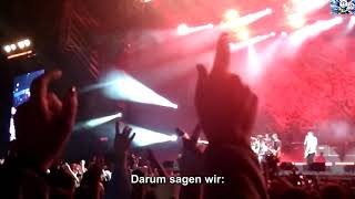 Die Toten Hosen - Schönen Gruß, auf Wiederseh&#39;n (live Arg 2018 at Hosen Fest, sub/songtext/lyrics)