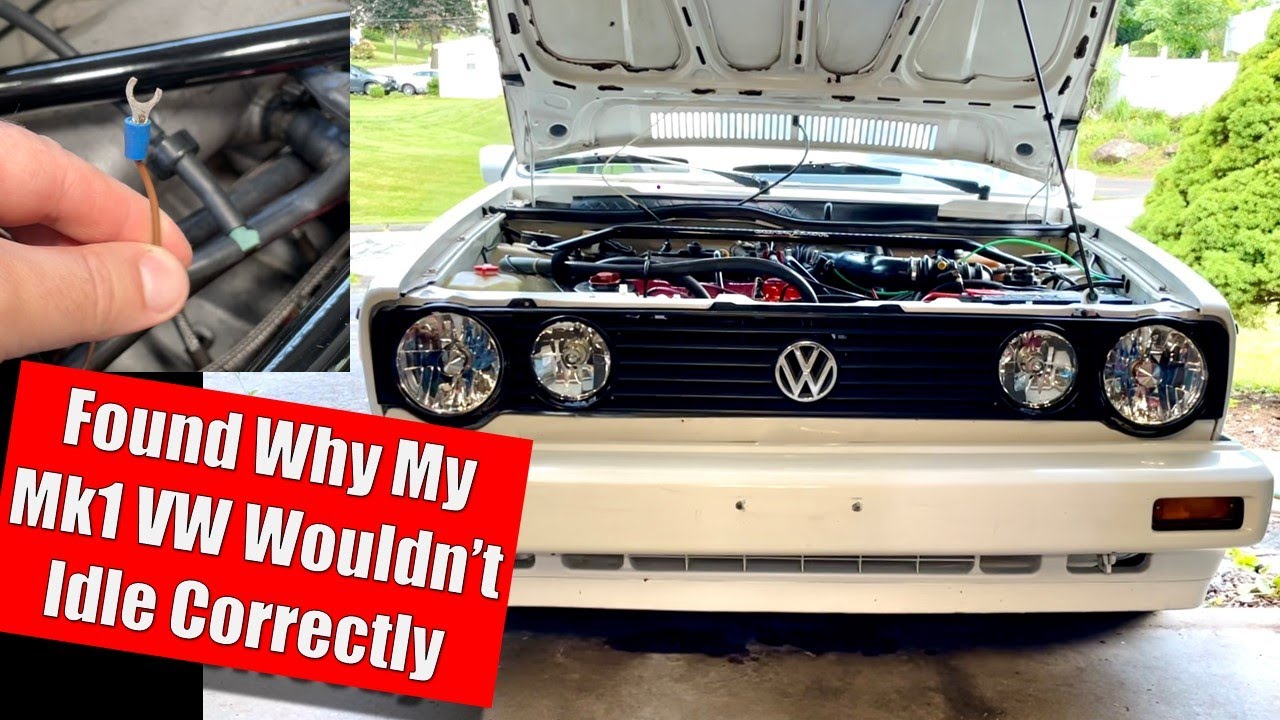 Found Why My Mk1 VW Cabriolet Wouldn't Idle Correctly - YouTube
