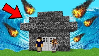 Casa Segura Vs DESASTRES NATURAIS no Minecraft - O FILME