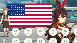 ♪ Star Spangled Banner (USA National Anthem) ♪ Windsong Lyre (Harp) Tutorial | Genshin Impact