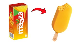 how to make mango maaza Frooti ice cream 🥭 sach much Aam ice-cream