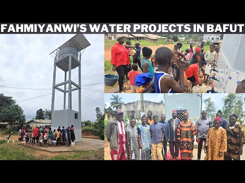 RICH CONTRIBUTIONS FOR COMMUNITY DEVELOPMENT FAHMIYANWI WATER PROJECTS IN BAFUT