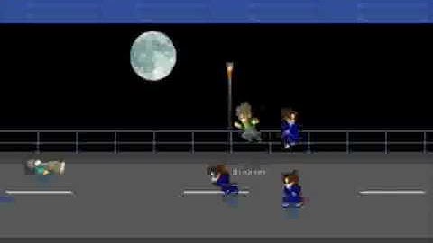 Woody VS davis dennis and rudolf(hardest) Little Fighter 2 LF2