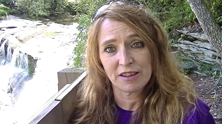 Melinda Gilstrap at Pickens,SC waterfall..8-14-...
