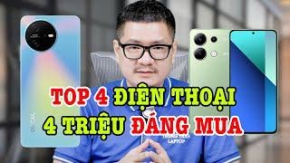 Top 4 điện thoại tốt nhất tầm giá 4 triệu, đều là hàng mới tinh!