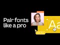 How to pair fonts | Canva Shorts