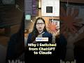 Why I Switched From ChatGPT To Claude | What Made Me Change | GPT vs Claude | #Shorts | #Simplilearn
