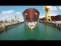 Qflex lng carrier al nuaman docking at erhama bin jaber al jalahma shipyard