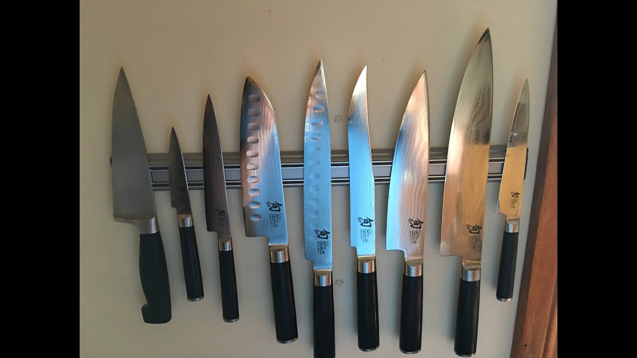 Sharpening Some Of My Kitchen Knives - YouTube