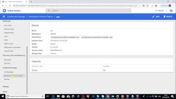 Configure PersistentVolumeClaim