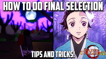 New Codes! Tips and Tricks + How to do Final Selection in Slayers Unleashed ( Roblox )
