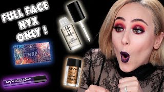 Full Face Using Only NYX Products ❗️ | NYX Cosmetics Drogerie One Brand Makeup Look | Hatice Schmidt