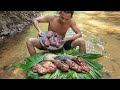 Fried Beef Kidney Recipe In the River Eating Delicious