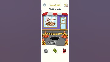 DOP 3 | Level - 244 Find the turtle Walkthrough Solution #Shorts