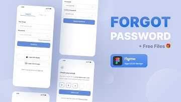 Forgot Password UI/UX Design and Prototyping in Figma