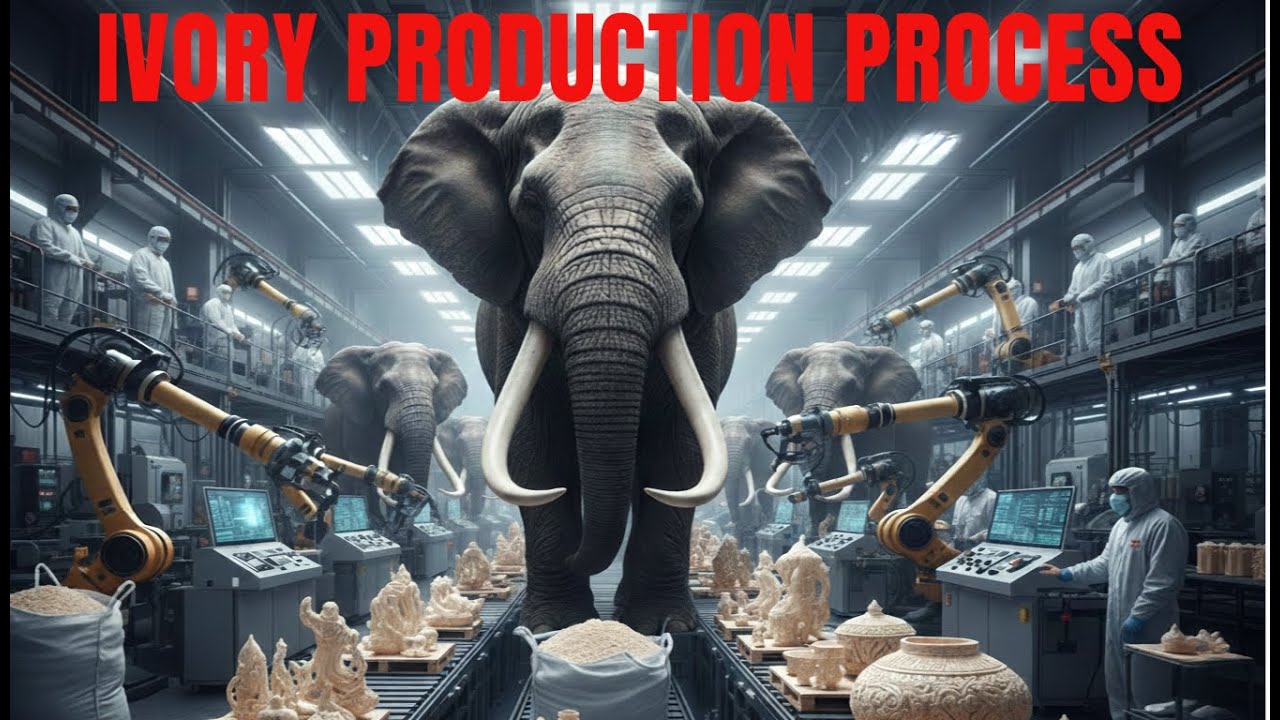 Inside the Elephant Ivory Factory – Millions Dollar Industry from Ivory | Industrial Automation