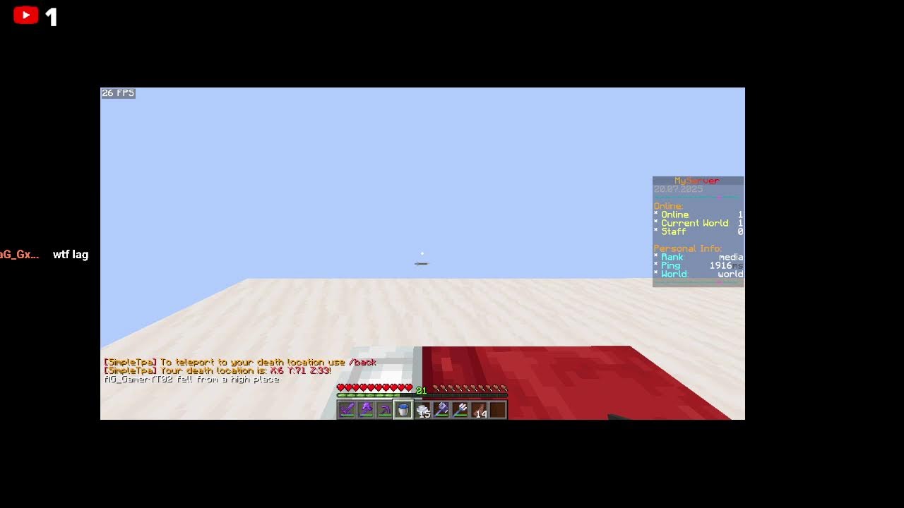 Minecraft Rayvile live