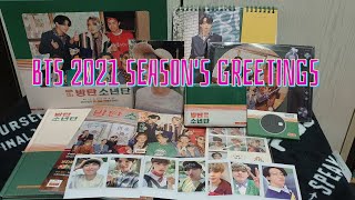 ENG) 방탄소년단 2021 시즌그리팅 언박싱(feat. 레트로)  BTS 2021 SEASON'S GREETINGS UNBOXING (feat. Retro)