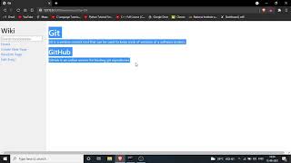 Information CS50 Web Programming: Project1: Wiki News