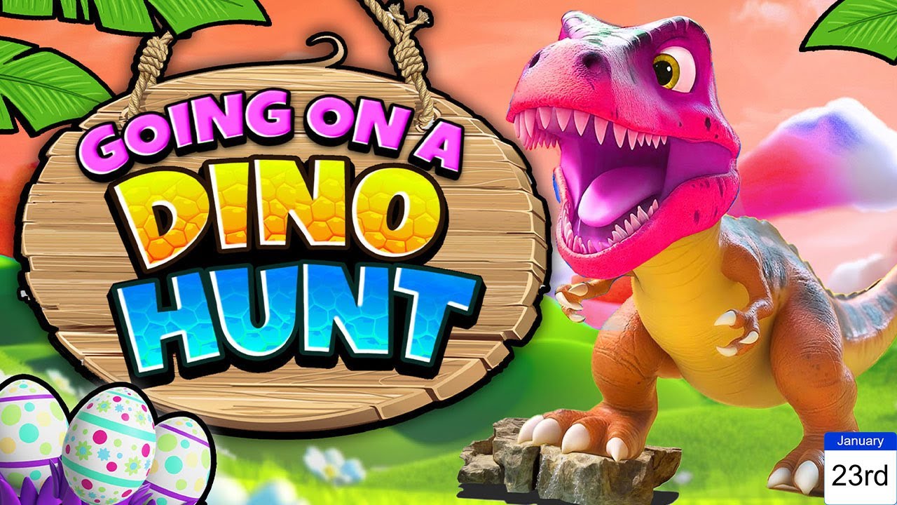 Going on a Dino Hunt Just Dance | Dinosaur Brain Break Party | Wonder Journey | Freeze Dance Warm Up