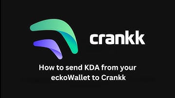 How to send KDA from your eckoWallet to Crankk