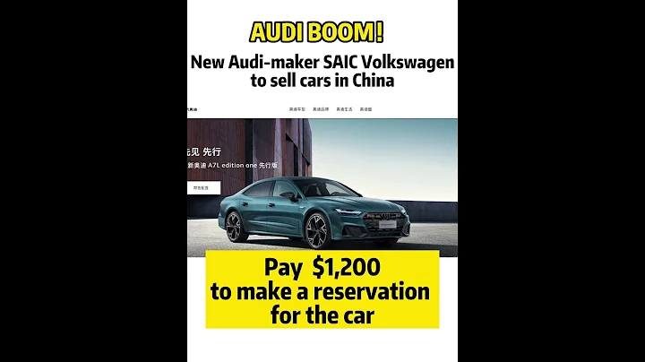 AUDI BOOM! New Audi maker SAIC Volkswagen to sell cars in China #Shorts - DayDayNews