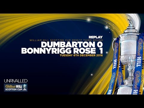 Dumbarton 0-1 Bonnyrigg Rose | William Hill Scottish Cup 201617 - Third Round Replay