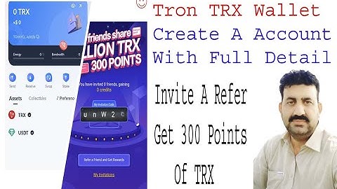 How To Create Tronlink Pro Wallet | TRX Wallet Acoount | Invite A Refer And Get 300 Points Of TRX