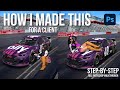 How i Made This Nascar VFX Edit For a Client Using Photoshop