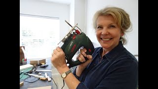 How to cut a laminate worktop cleanly.