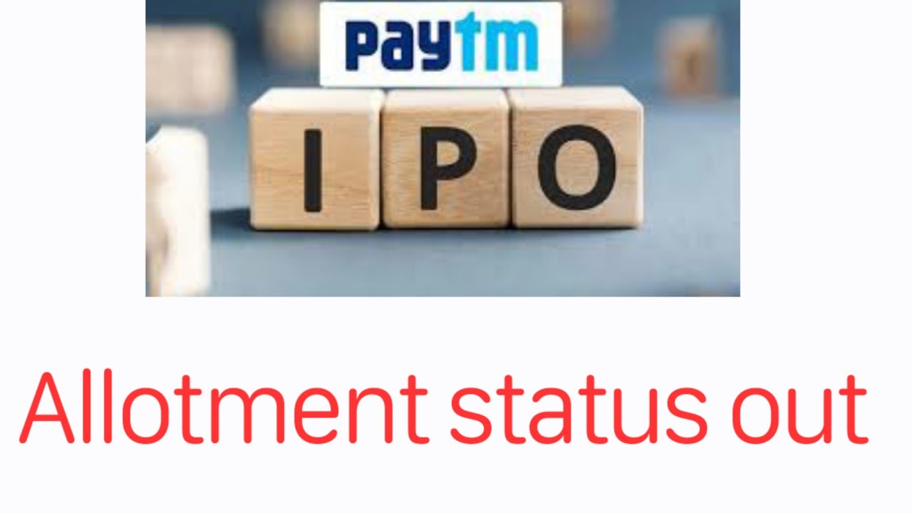 Paytm IPO Allotment Status out | How to check paytm ipo allotment status | Paytm ipo | shorts