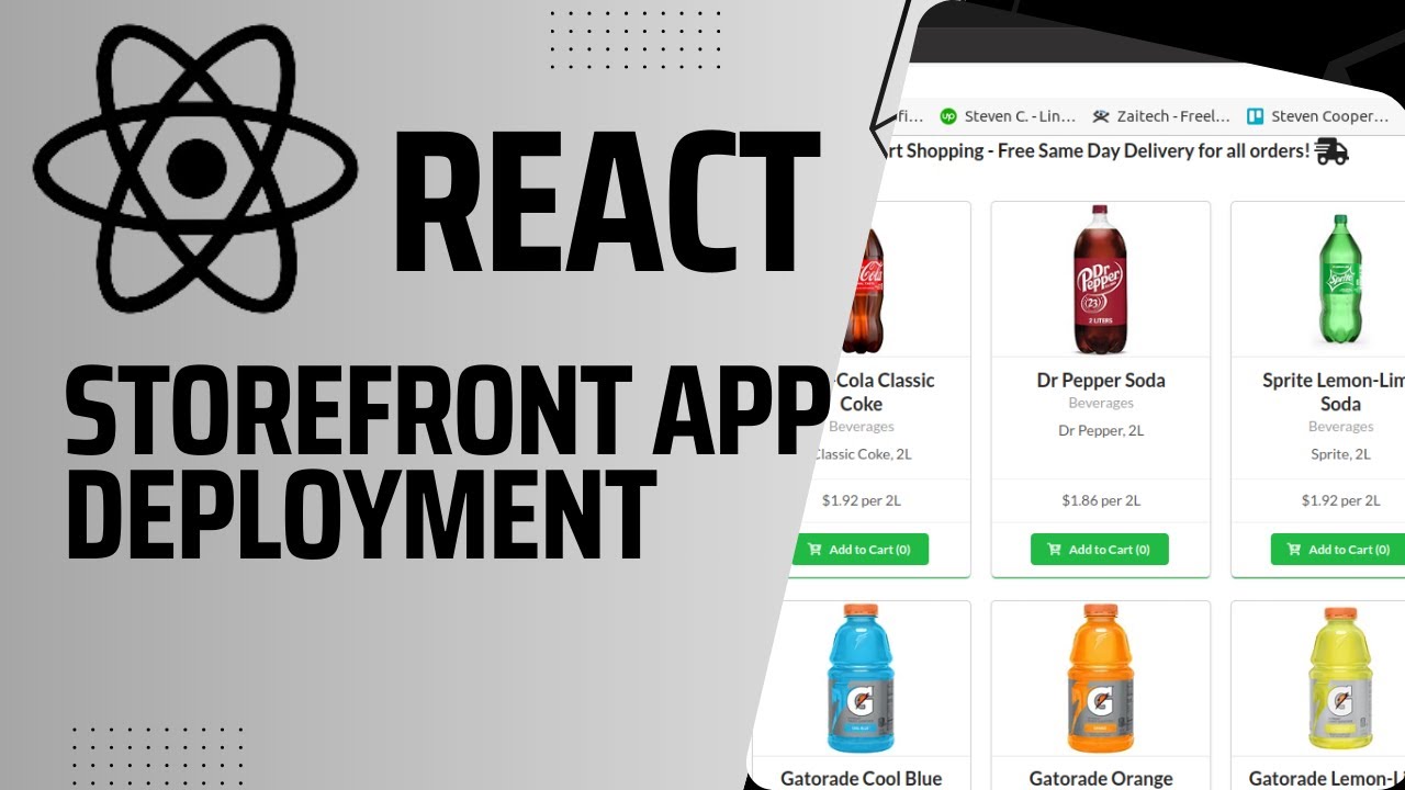 React Storefront App Installation And Configuration Service Online ...