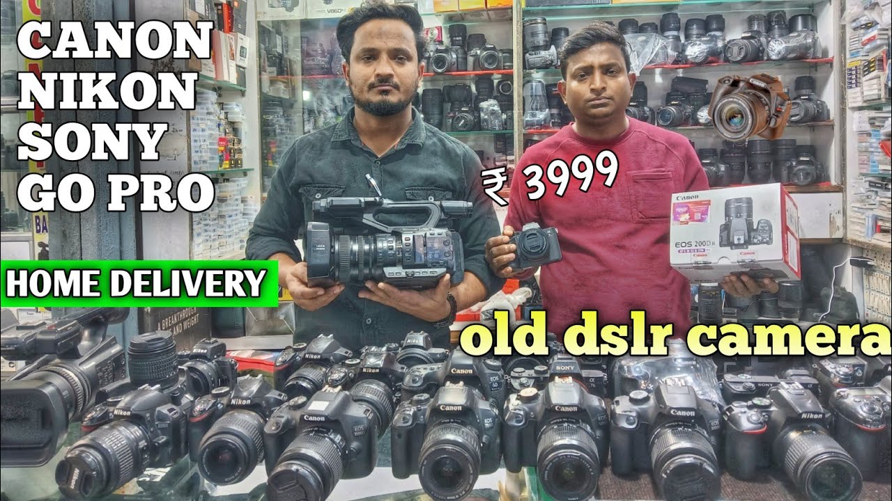 kolkata second hand dslr camera shop 📸 DSLR D5600, D5300, D7500 CANON