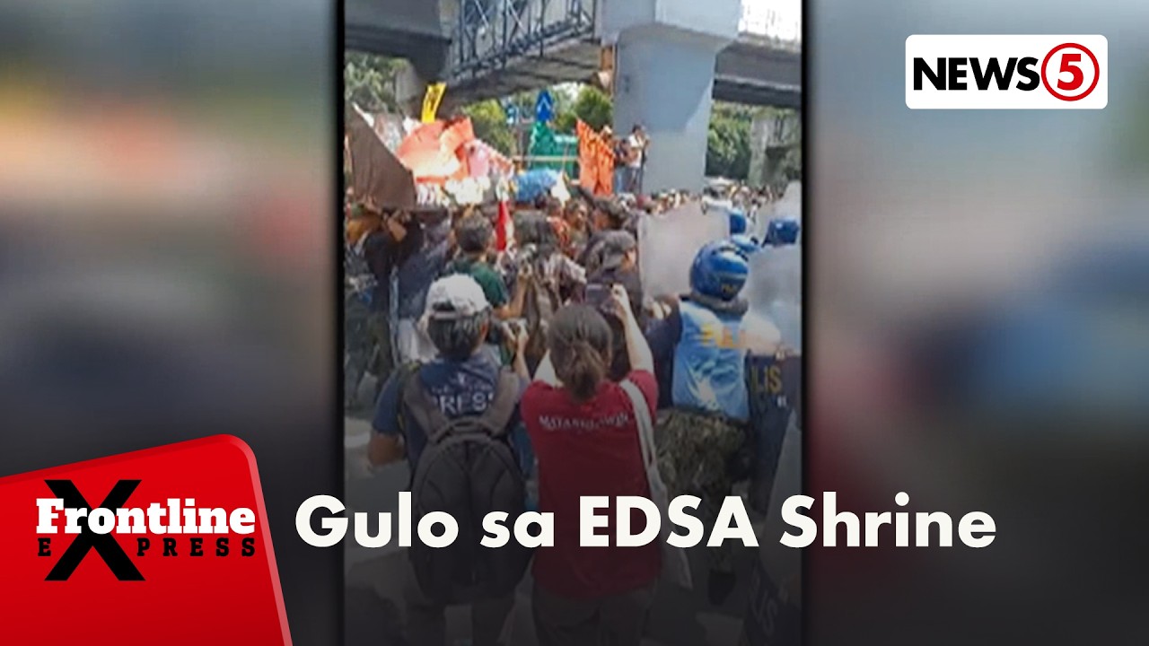 Mga raliyista at pulis, nagkagirian sa anibersaryo ng EDSA People Power Revolution