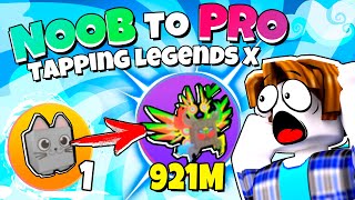 NOOB To PRO No ROBUX Tapping Legends X #1 | I opened 30000 eggs!