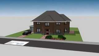 131120 3D Moderne Woning Modern House