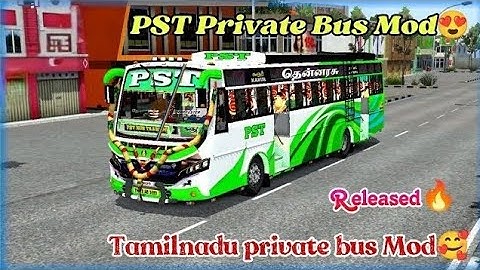 NEW PST BUS MOD LIVERY / IN PASSWORD 🔑 / SK GAMING TAMIL /