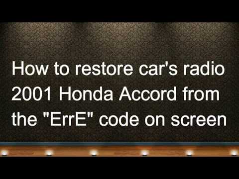 how-to-restore-car-radio-in-"erre"-mode-(2001-honda-accord-ex)