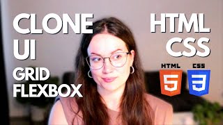 Build Clone UI Awareness App || HTML and CSS || Learn CSS GRID, FLEXBOX and code along