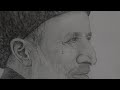 Sketch of abdul sattar edhi ra  sad the artist  timelapse