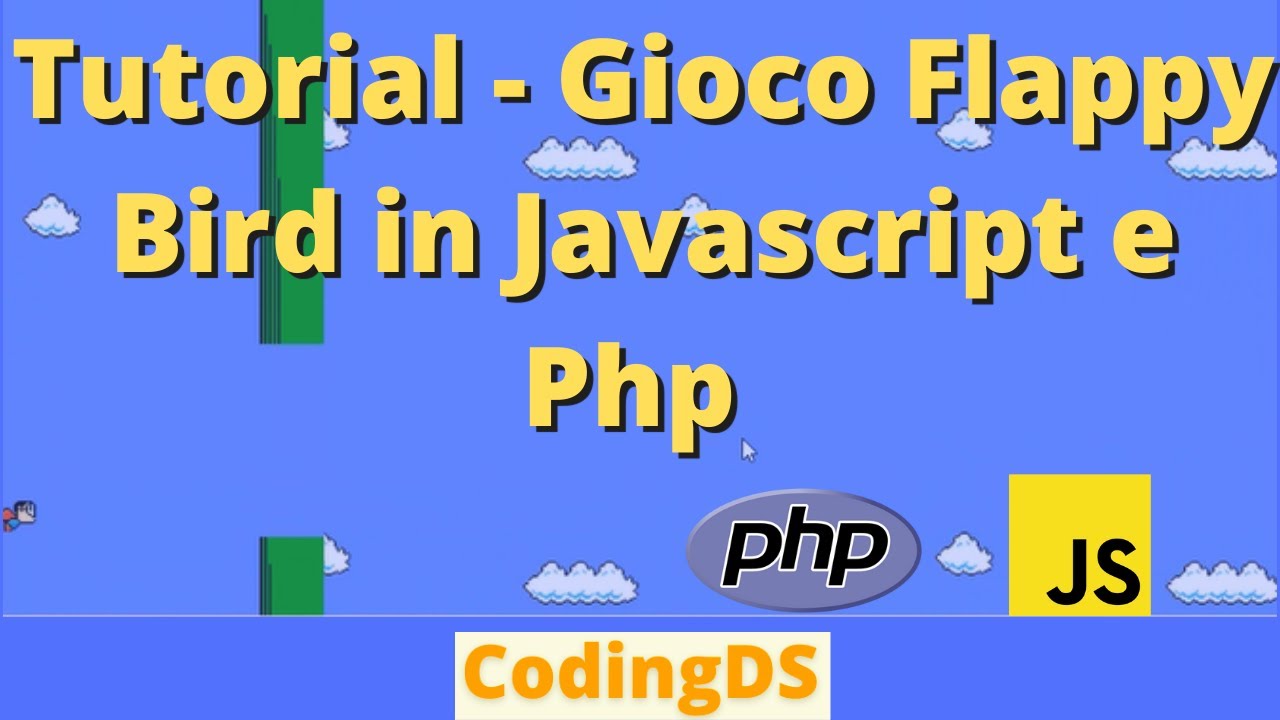 Tutorial - Gioco Flappy Bird in Javascript e Php - YouTube