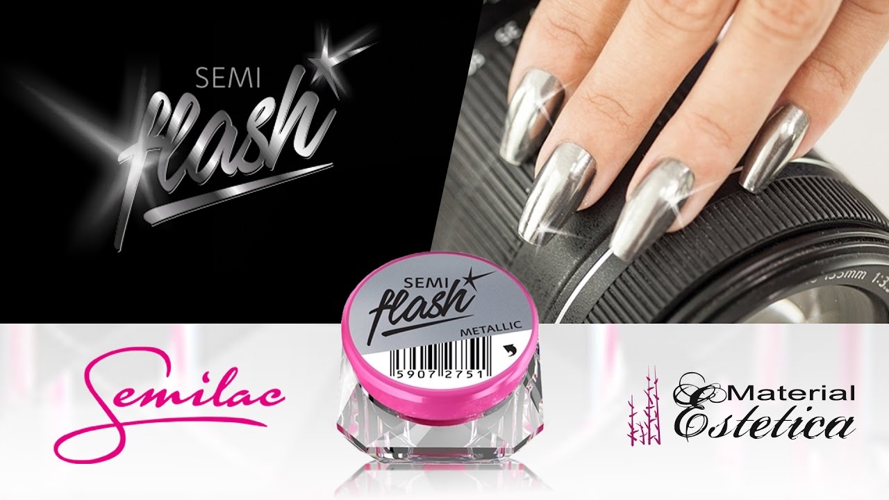 Cómo aplicar el esmalte cromado SemiFlash de Semilac
