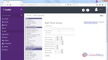 How to add Time Groups and Time Conditions Modules in Issabel