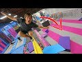 BREAKING SUPER TRAMPOLINE PARK RULES!